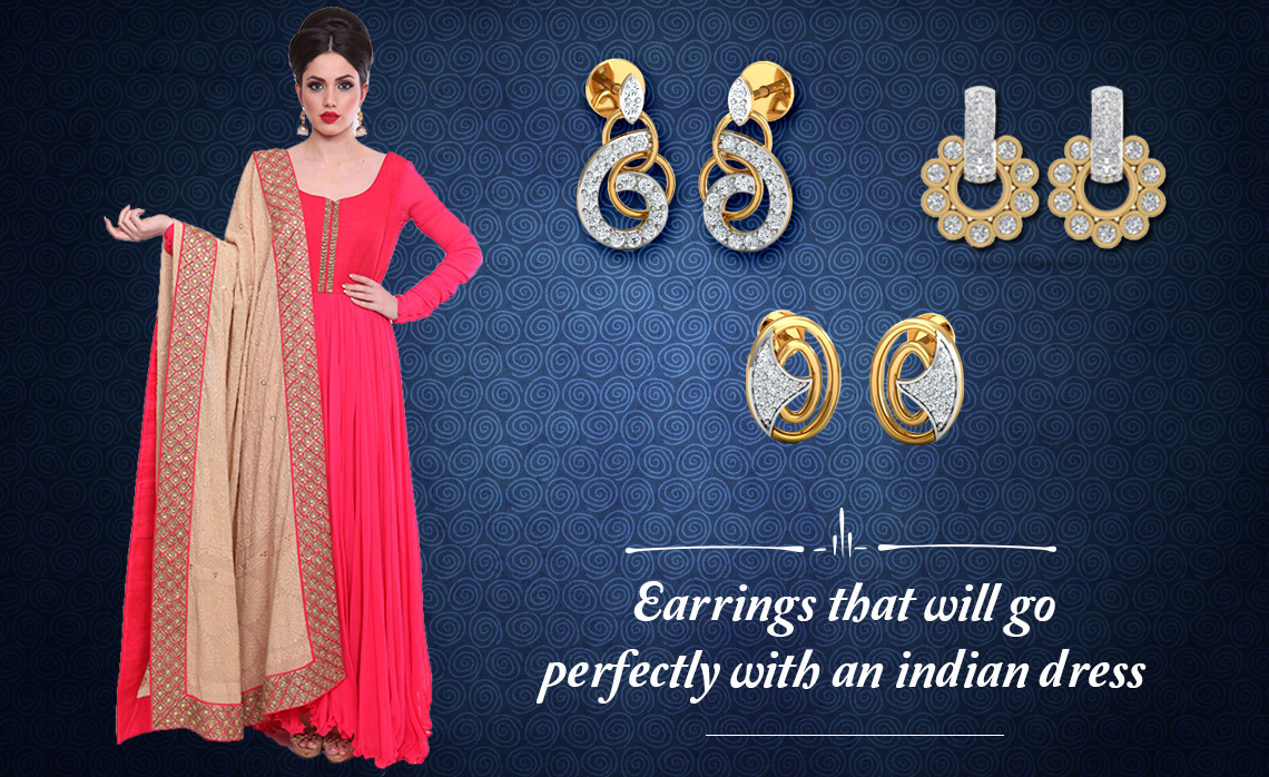 Types of earrings that go perfectly with Indian dresses